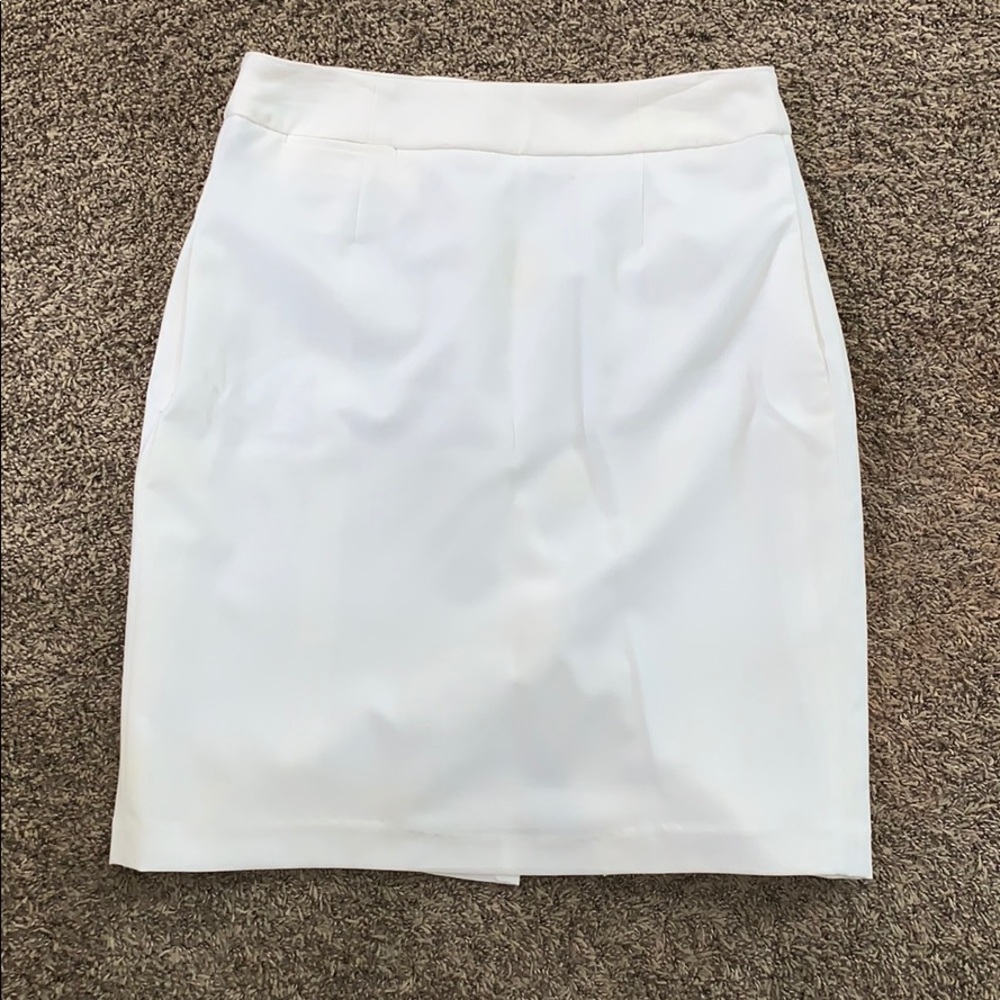 Calvin Klein white skirt